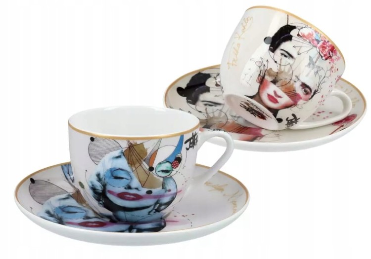 Kpl 2 filiżanek MARILYN I FRIDA 250ml HP