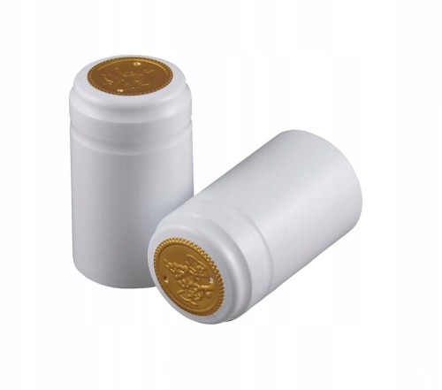 Kapturki termokurczliwe BIAŁE 10szt