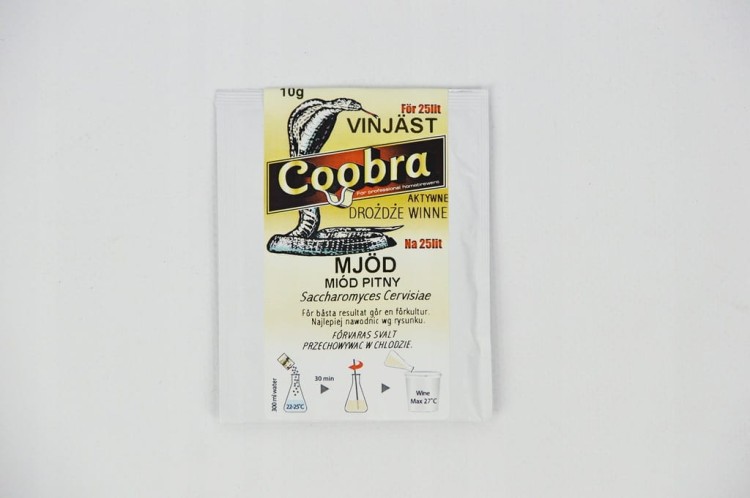Drożdże aktywne COOBRA MIÓD PITNY 10g