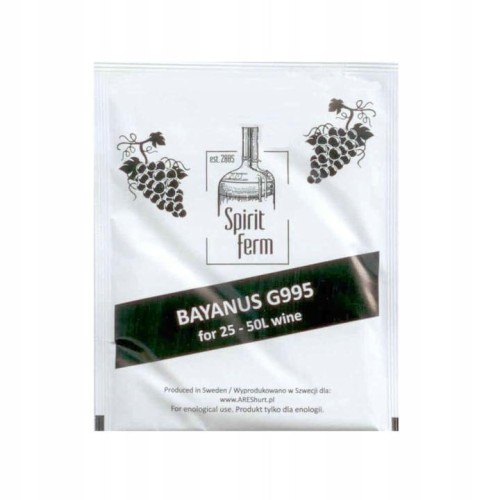 Drożdże winiarskie BAYANUS 10g