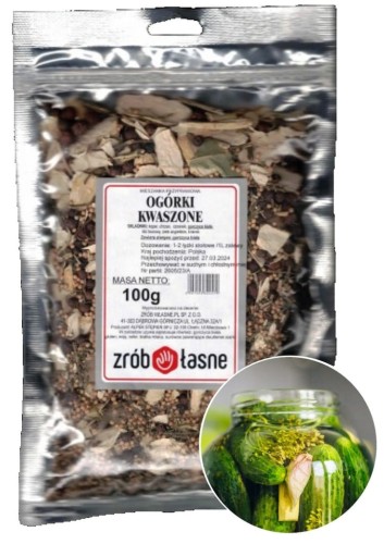 Ogórki kiszone kwaszone 100g
