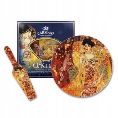 Talerz deserowy z łopatką Klimt ADELA śr.30 HP