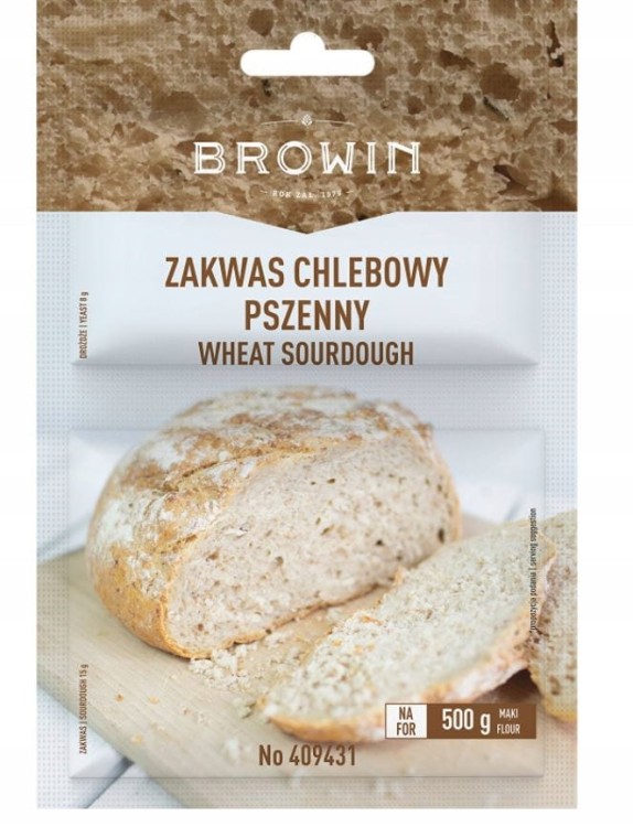Zakwas chlebowy PSZENNY z drożdżami BW 23g