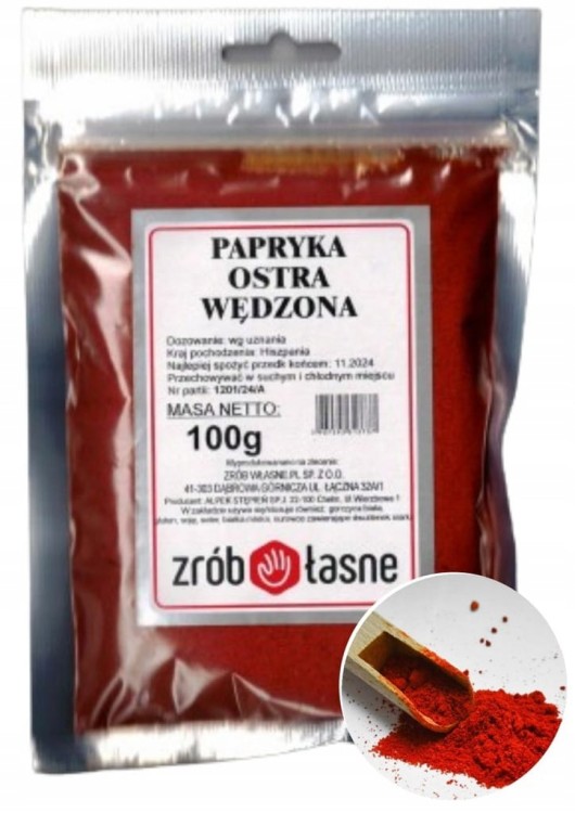 Papryka ostra wędzona 100g
