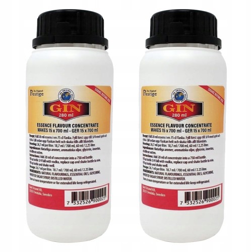 Zaprawka PRESTIGE GIN KLASYCZNY 280ml esencja