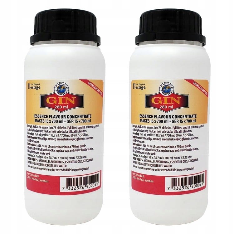 Zaprawka PRESTIGE GIN KLASYCZNY 280ml esencja