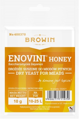 Drożdże Browin Enovini do miodów pitnych suszone