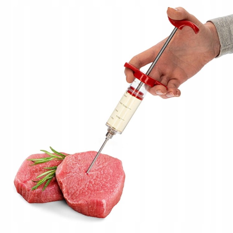 NASTRZYKIWARKA DO MIĘSA SZYNEK 30ML+2 IGŁY