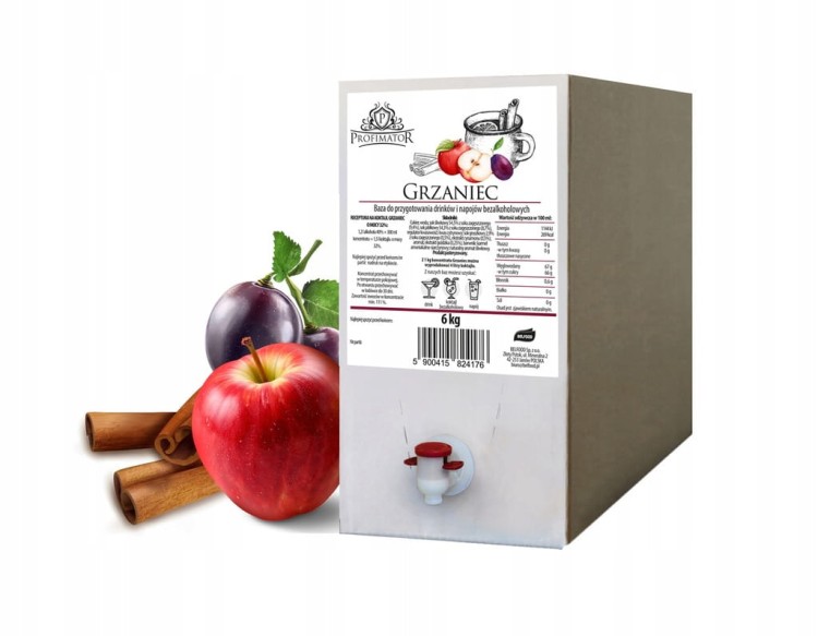 Baza do drinków i bezalkoholowych koktajli PROFIMATOR GRZANIEC box 6kg