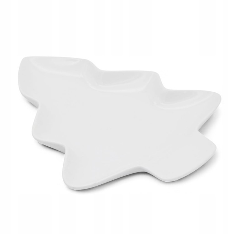 Półmisek świąteczny 30cm Choinka Porcelana świateczna do Serwowania