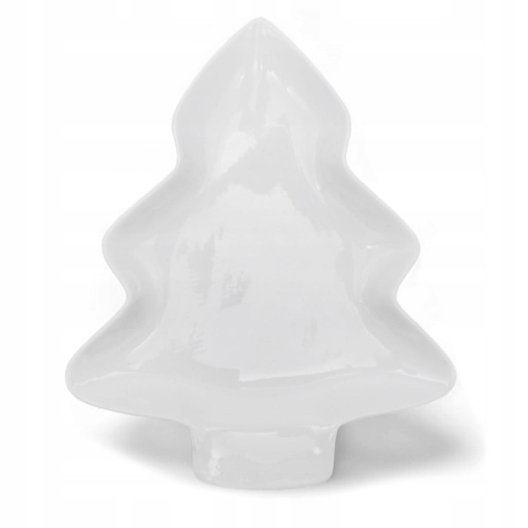 Półmisek świąteczny 30cm Choinka Porcelana świateczna do Serwowania