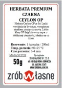 Herbata Czarna Ceylon 50g PREMIUM liściasta