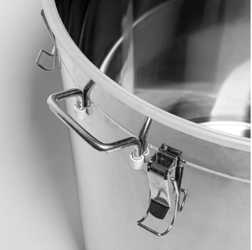 Pojemnik ze stali nierdzewnej 161 L z pokrywką