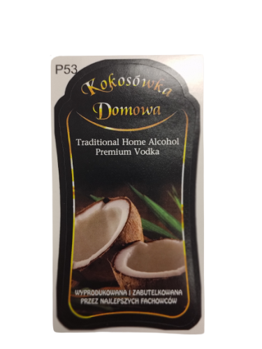 Etykieta Premium KOKOSÓWKA