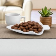 Talerz na przekąski CHOINKA biała 24cm