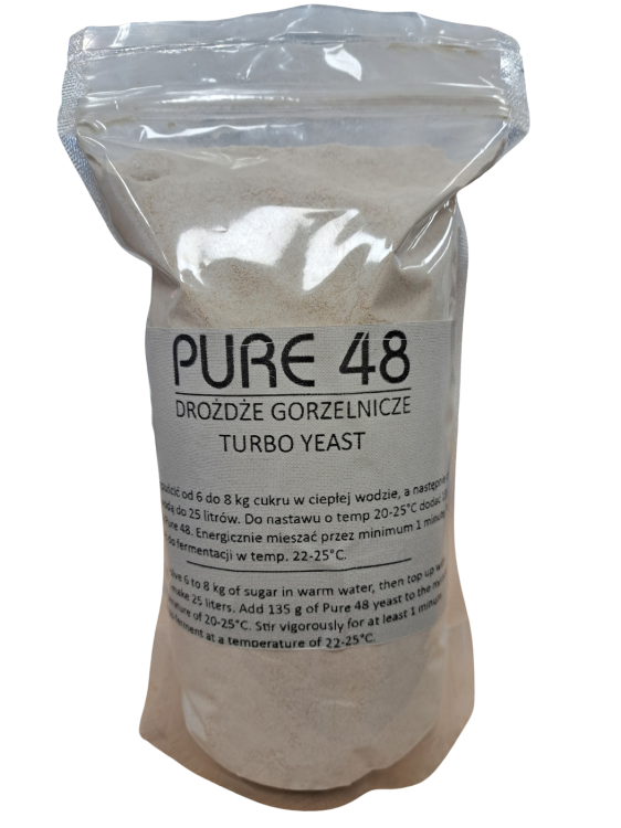 Pure SPIRIT 48 1kg - drożdze gorzelnicze Turbo Yeast