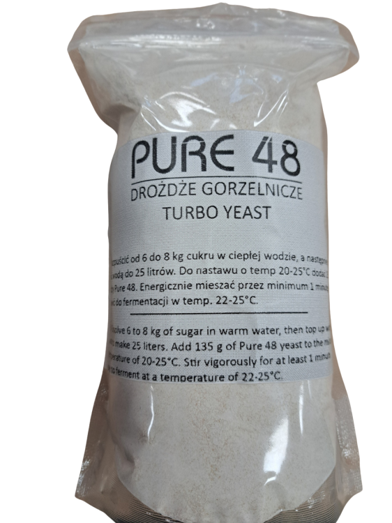 Pure SPIRIT 48 1kg - drożdze gorzelnicze Turbo Yeast