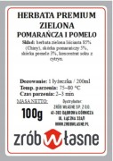 Herbata Zielona z Pomarańczą i Pomelo 50g liściasta PREMIUM