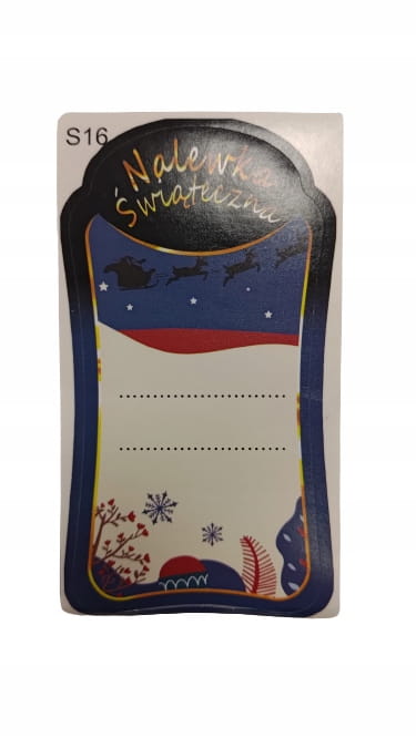 Etykieta Świąteczna Premium S16 10szt