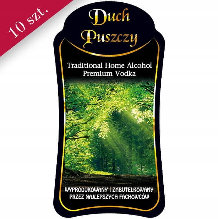 Etykieta PREMIUM DUCH PUSZCZY DOMOWA 10szt