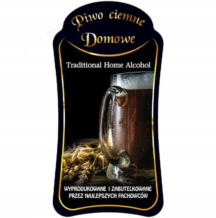 Etykieta premium piwo CIEMNE