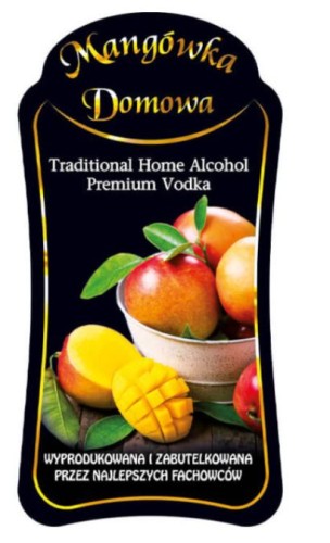 Etykieta PREMIUM MANGÓWKA DOMOWA 10szt