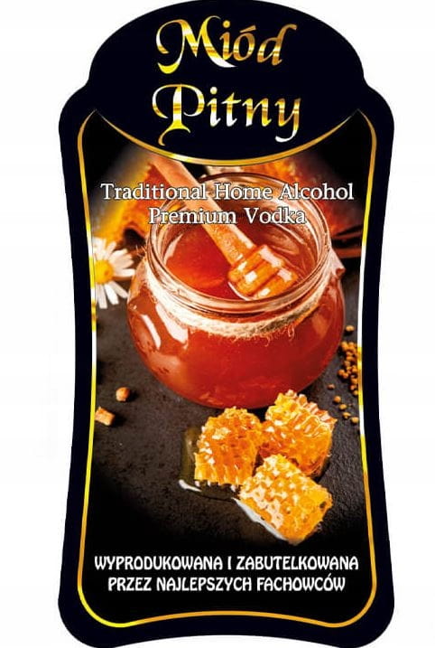 Etykieta Premium MIÓD PITNY 10szt