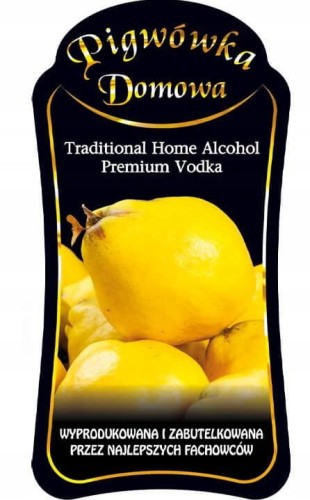 Etykieta PREMIUM PIGWÓWKA DOMOWA 10szt