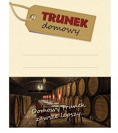 Etykieta TRUNEK DOMOWY BECZKI 10szt
