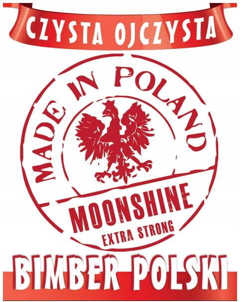 Etykieta CZYSTA OJCZYSTA 10szt