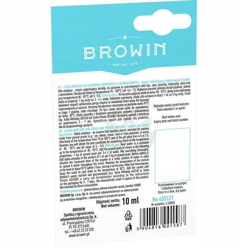Enzym alfa-amylaza Browin 405121 10 ml