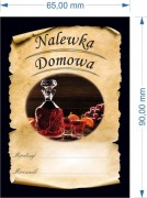 Etykieta PREMIUM NALEWKA CIEMNA 10szt