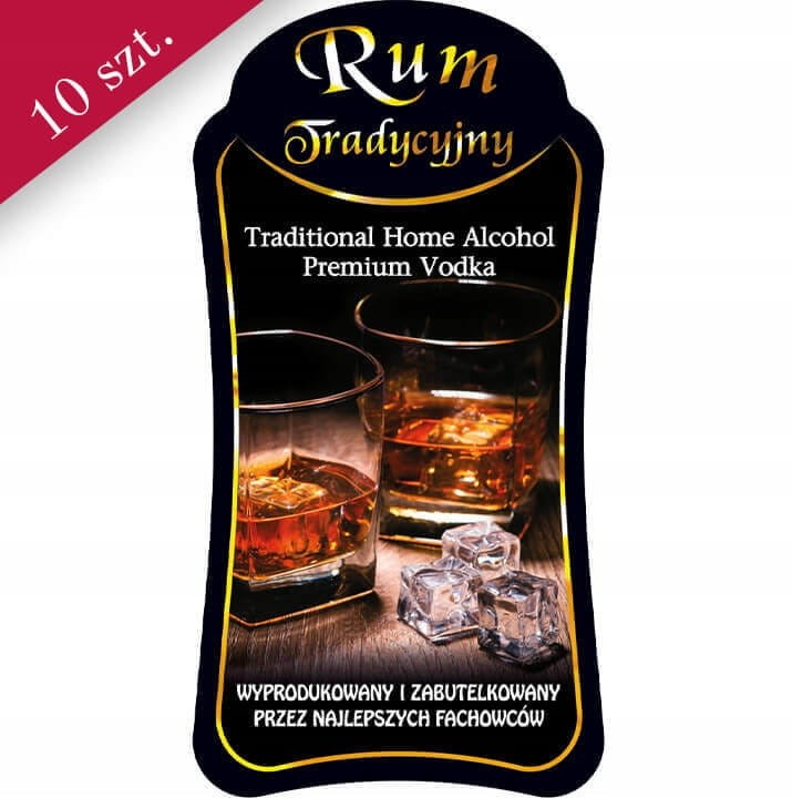 Etykieta PREMIUM RUM TRADYCYJNY 10szt