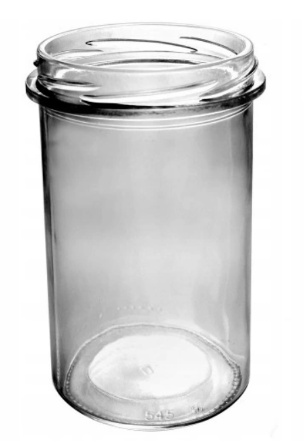 Słoik 545m + zakrętki 48szt