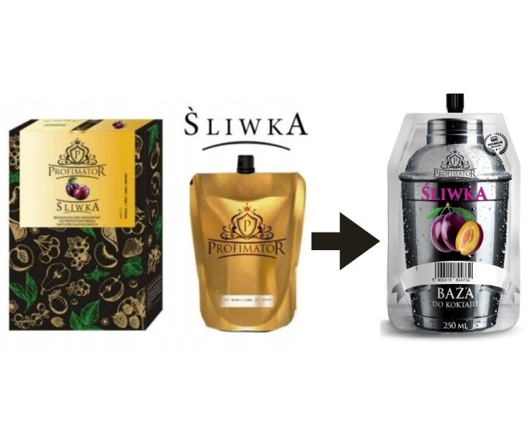 Koncentrat ŚLIWKA śliwkowy 250ml