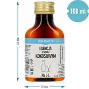 Esencja o smaku kokosowym, na 5 L - 100 ml