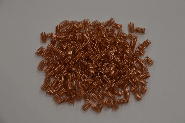 Sprężynki pryzmatyczne miedziane 0,6L