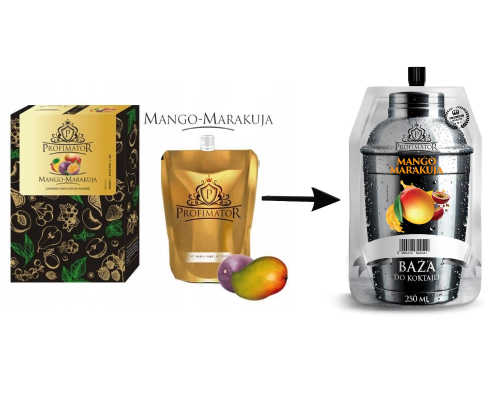Koncentrat do nalewek mango-marakuja 250ml
