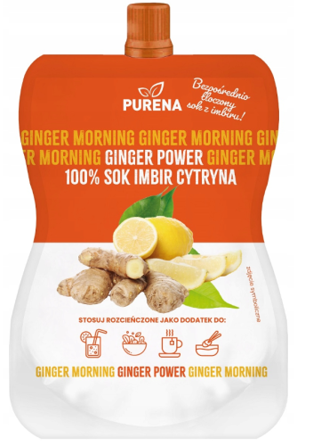 Zagęszczony sok IMBIR CYTRYNA 180ml