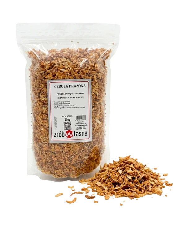 CEBULA PRAŻONA 1KG BEZ OLEJU PALMOWEGO NATURALNA PREMIUM
