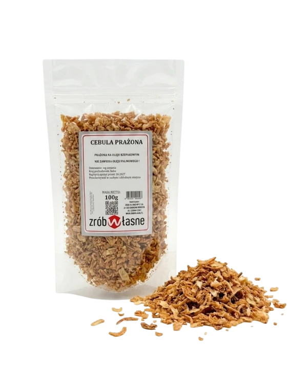 Cebula prażona cebulka smażona 100g przyprawa naturalna smak bez chemii