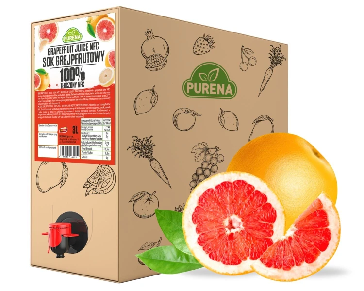 Sok NFC GREJPFRUTOWY  3L