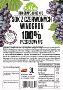 Sok NFC WINOGRONOWY Z CIEMNYCH WINOGRON 3L