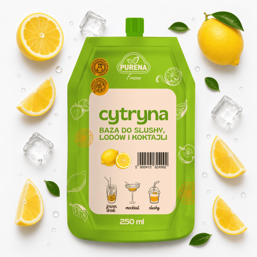 Cytryna baza do slushy, lodów i koktajli 250 ml na 8 porcji