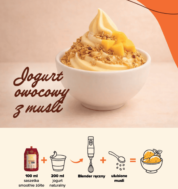 Baza Frozen smoothie czerwone 250ml