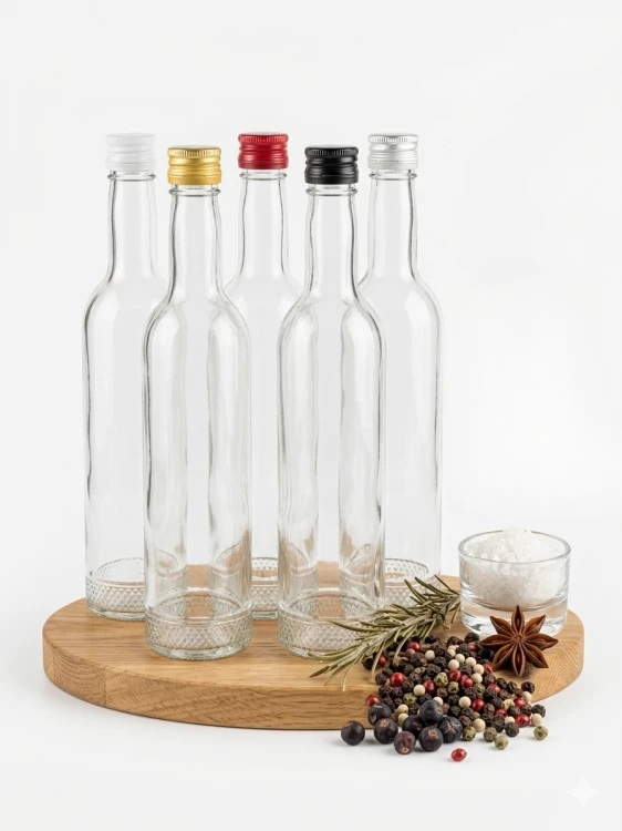 5x Butelka KRYSZTAŁ 500ml+ zak. zestaw