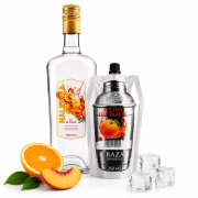 ZESTAW koncentrat SEX ON THE BEACH 250ml Butelka Jack 1l + Etykieta Sex on the beach