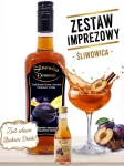 ZESTAW IMPREZOWY do stworzenia drinka Śliwowica -Prestige SLIWOVITS slivovitz+BUTELKA JACK 0,7l+ Etykieta śliwowica domowa