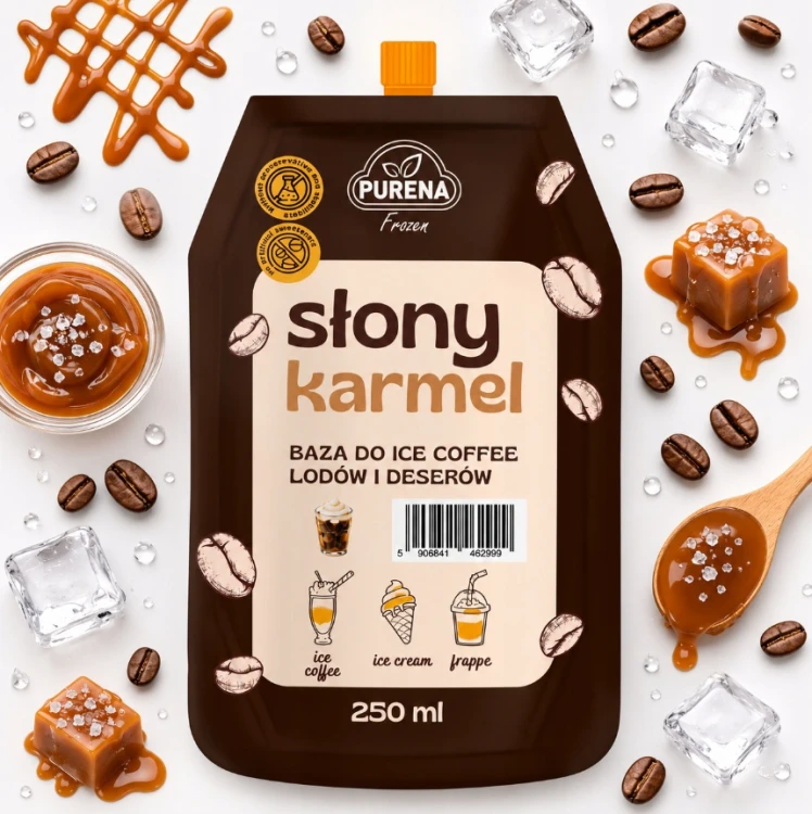Baza frozen SŁONY KARMEL 250ml