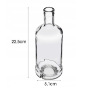 Butelka TADEK z korkiem 700ml